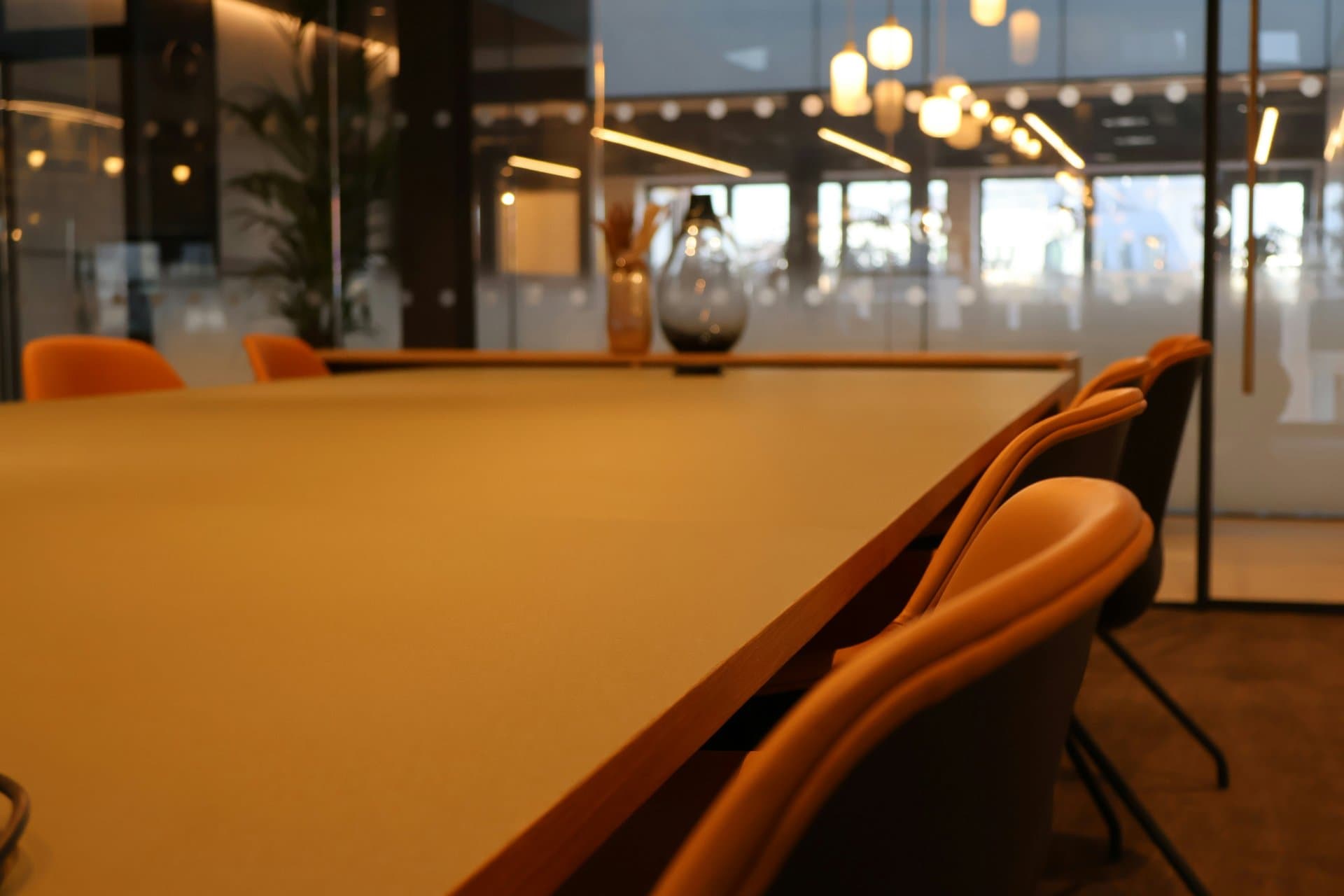 Modern Glass-Walled Meeting Room - Image 1